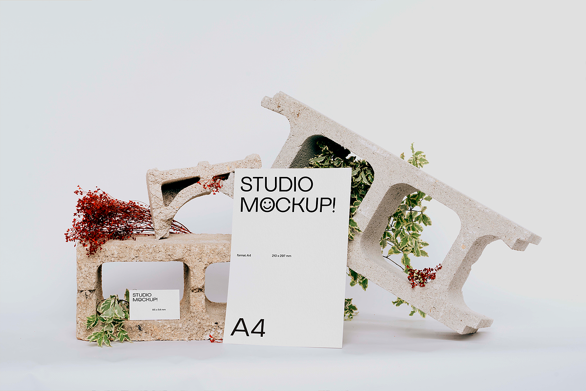 STATIONERY MOCKUP BRUT, a Graphic by Le Studio Mockup (Photo 4 of 4)