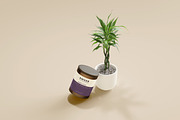 7 in 1 Amber Glass Cosmetic Bundle, a Cups & Container Mockup by pmvch (Thumbnail 98 of 106)
