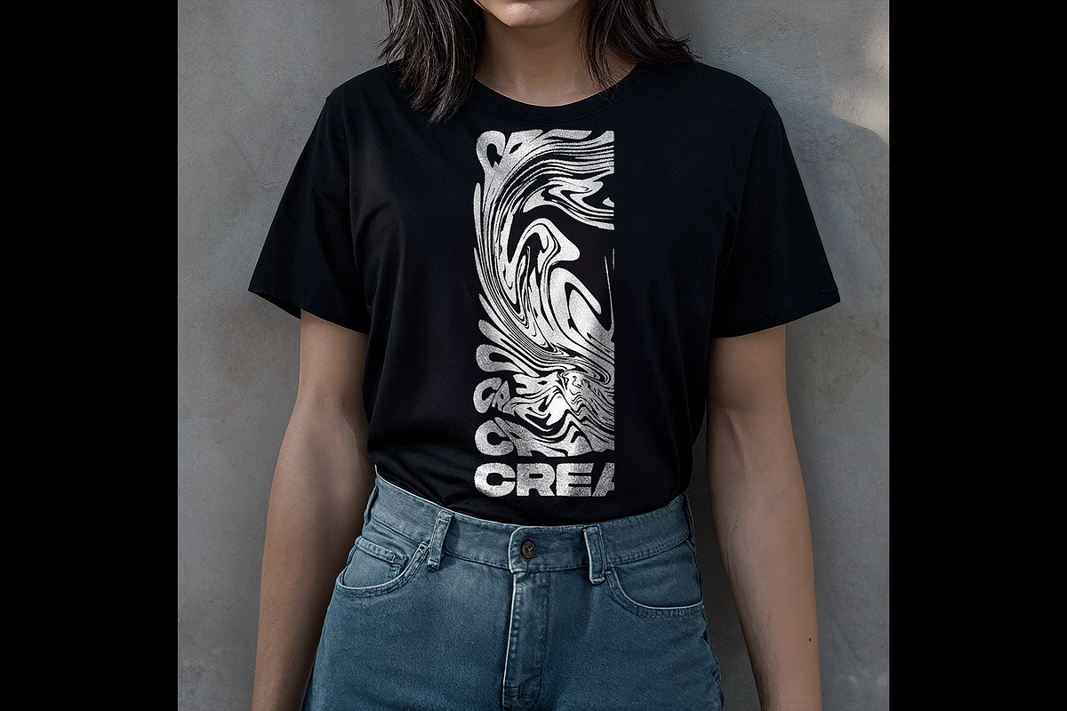 Black T-shirt Mockup Male and Female, a Shirt Mockup by AnagramDesign (Photo 14 of 18)