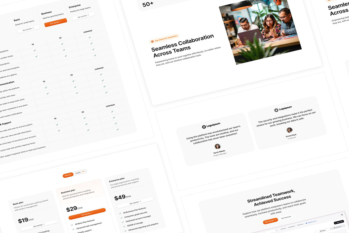 Astera - SaaS Framer Template, an UI Kit Template by Lumina_ui_ux202 (Photo 2 of 4)