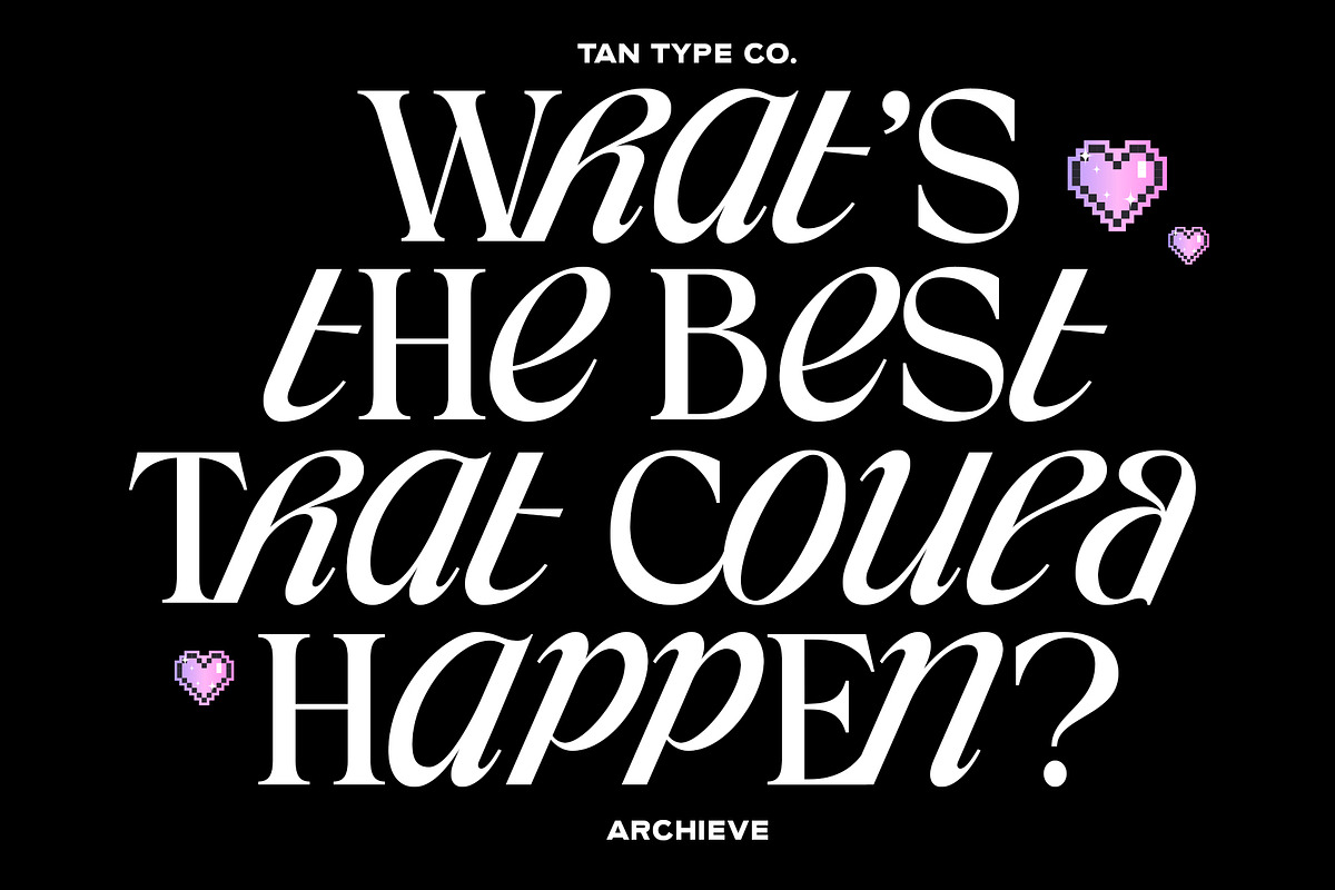 TAN - ARCHIEVE, a Serif Font by TanType (Photo 2 of 11)