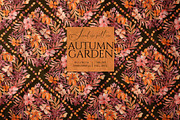 Watercolor Fall Floral Grid Pattern, a Pattern Graphic by SirenaArt (Thumbnail 1 of 12)