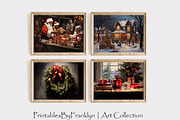Black Santa Christmas Art Set, a Holiday Photo by PrintablesByFranklyn (Thumbnail 4 of 4)