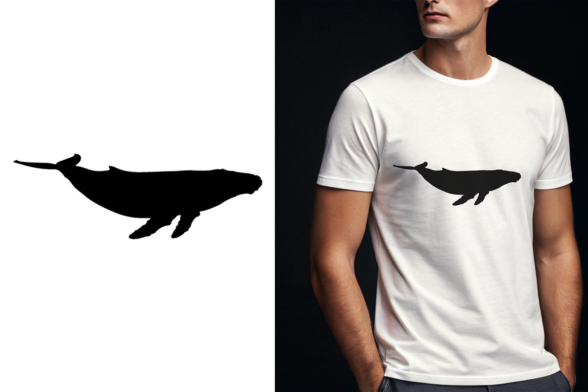 Whale Silhouette Vector Set Humpback, an Animal Illustration by Unique Design Team (Photo 3 of 5)