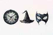 Vintage Halloween Décor Clipart, an Illustration by Dream Creation (Thumbnail 7 of 7)