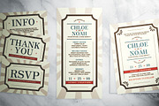 Vintage Wedding Invitation Suite, an Invitation Template by The Good Store (Thumbnail 4 of 4)