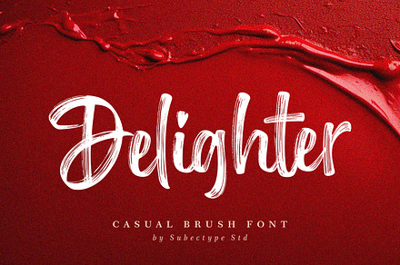 Delighter - Brush Script Font
