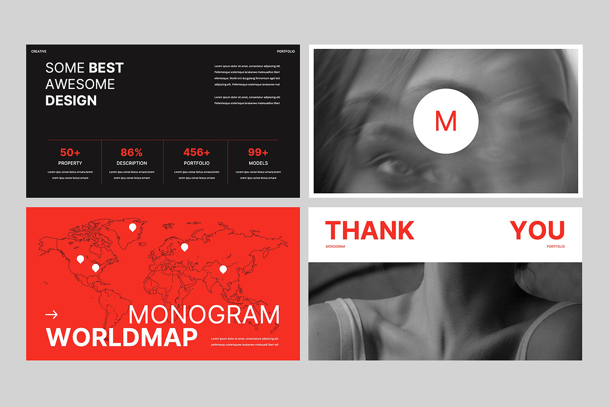 MONOGRAM - Powerpoint Template, a Presentation Template by rgbryand (Photo 9 of 9)