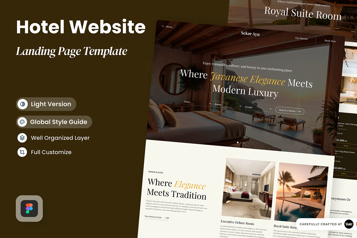 Sekar Ayu - Hotel Website