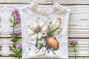 Whimsical Spring Clipart Bundle, an Illustration by OK Design (Thumbnail 4 of 6)
