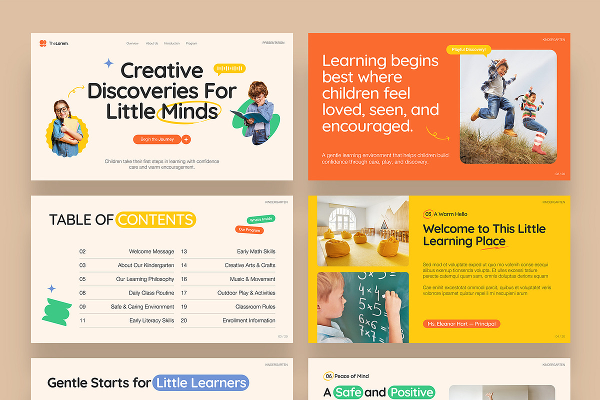 Colorful Kindergarten Presentation, a Presentation Template by BrandPacks (Photo 7 of 7)