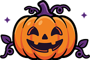 Spooky Night Cute Halloween Sticker, a Decorative Illustration by Dimas.okgo (Thumbnail 6 of 6)
