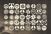 Peace Pieces 40 Hand-Cut Peace Icons, a Decorative Illustration by Madeline ODonoghue Design (Thumbnail 3 of 10)