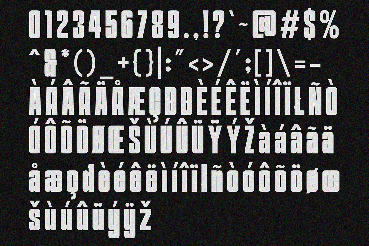 Hightone | Condensed Duo Font, a Sans Serif Font by Typoraith Co (Photo 9 of 11)