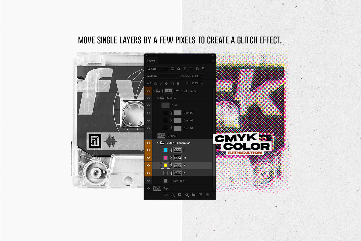 Vintage Offset Printer, an Action Add-On by FLYERWRK (Photo 8 of 13)