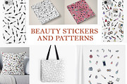 Hand Drawn Makeup & Patterns Kit, a Graphic by IRSYART (Thumbnail 1 of 7)
