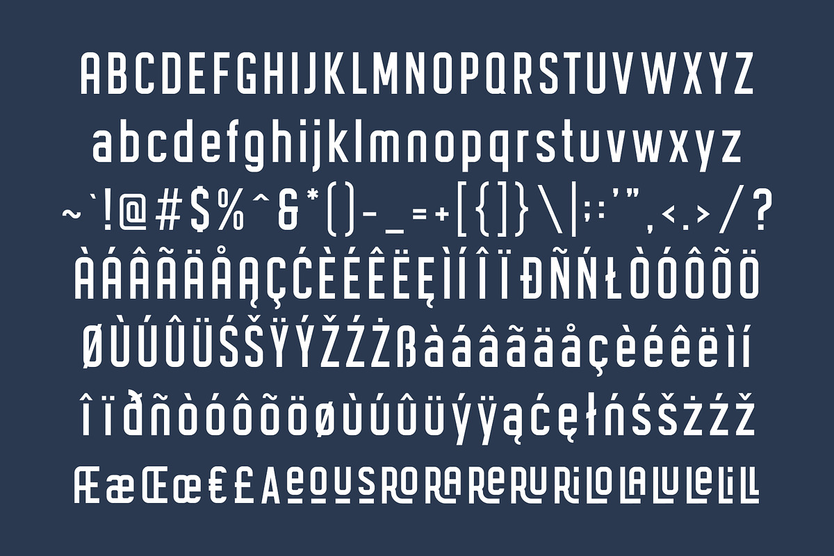 Avantgarde Sans Serif Family, a Sans Serif Font by Graphicdome (Photo 16 of 18)