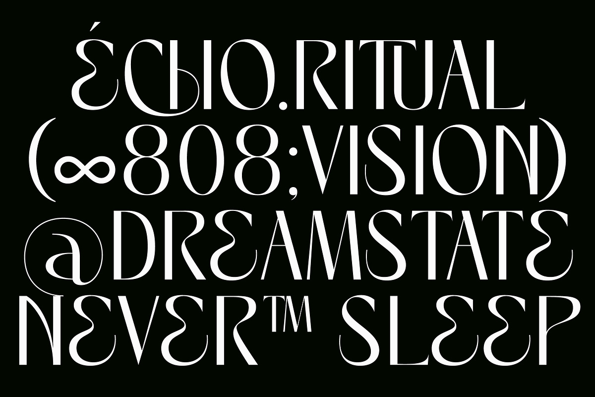 Rhythm The Night Modern Editorial, a Serif Font by timelesstype.co (Photo 9 of 10)