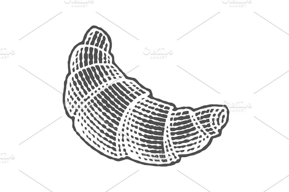 Croissant, an Illustration by Irina Trusova (Photo 2 of 3)