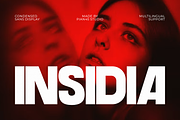 Insidia - Modern Condensed Font, a Sans Serif Font by Pian45 Studio (Thumbnail 1 of 8)