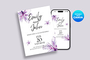 Wedding Invitation Canva Template, an Invitation Template by M9 Design (Thumbnail 3 of 5)
