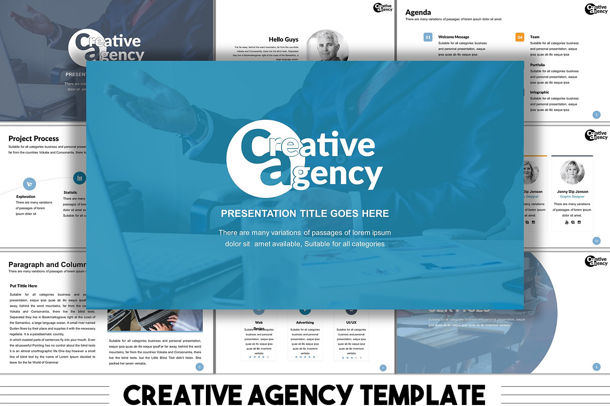 Creative Agency Template [PPTX], a Presentation Template by litoondev (Photo 1 of 15)