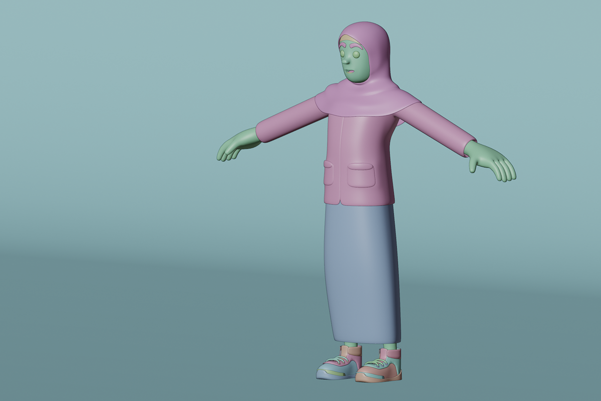 3D School Character Collection, a Characters & Person 3D Model by Dudukbersama (Photo 6 of 7)