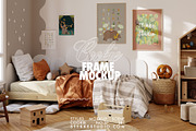 COOKIE | kids room frame mockup, a Household Mockup by Stykke Studio (Thumbnail 1 of 9)