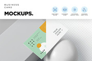 3.5x2 Business Card Mockups, an Advertising Mockup by megostudi0 (Thumbnail 6 of 6)