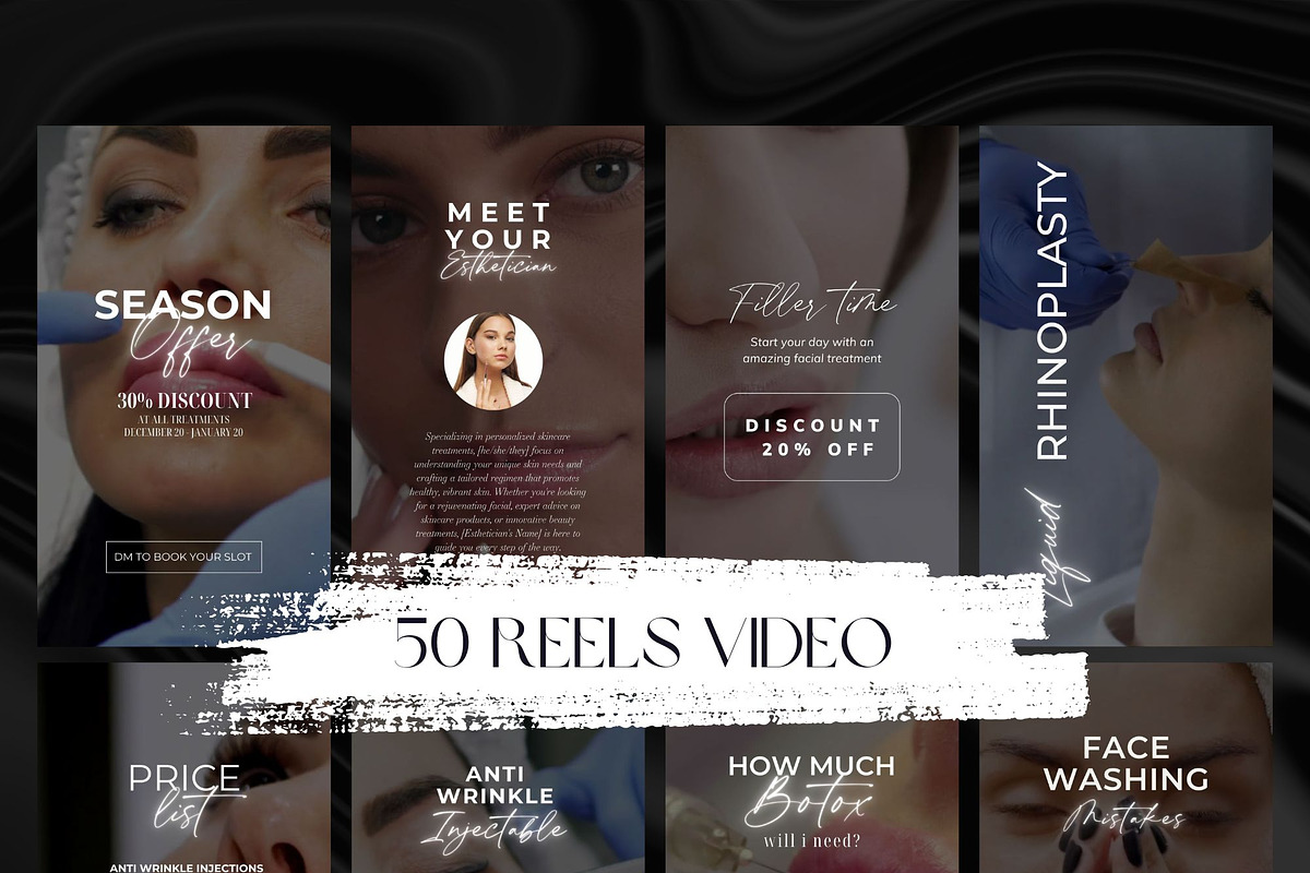 Skincare Instagram Video Reels, a Social Media Template by design4social (Photo 2 of 9)