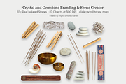 Crystal & Gemstone Mock Up Creator, a Product Mockup by angela simone creative (Thumbnail 6 of 10)