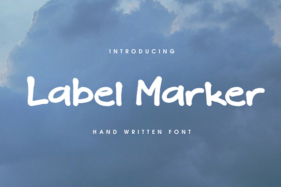 Label Marker Font preview 5