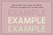 Needle and Thread Font, a Font by Lollipop Hand Drawn (Thumbnail 3 of 6)