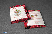 Funeral Program Template Red Rose, a Brochure Template by Madhabi Studio (Thumbnail 5 of 6)