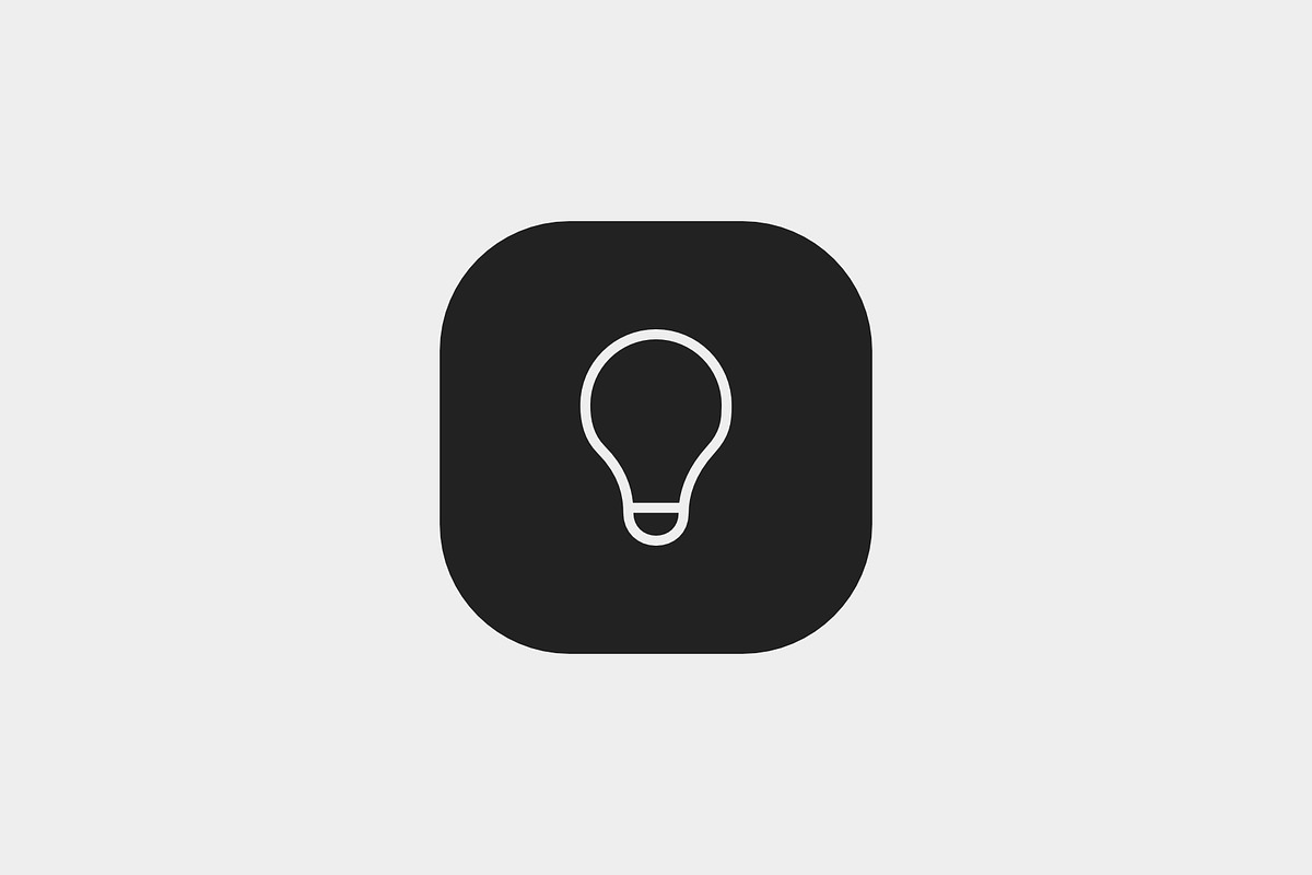 Bulb, an Outline Icon by Jordy (Photo 2 of 2)