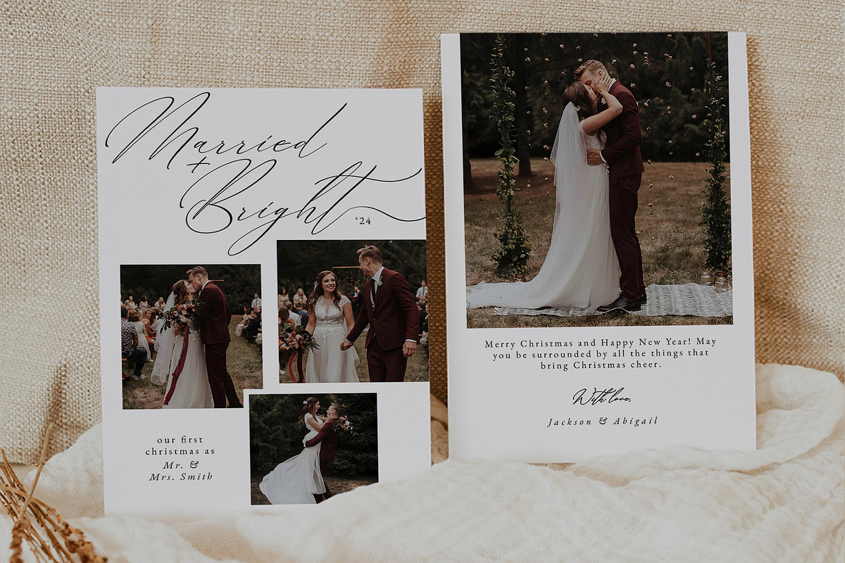 Christmas Card Template CC213, a Card Template by Always Templates (Photo 1 of 3)
