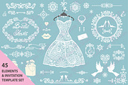 Winter wedding.Bridal shower, an Invitation Template by Tatianakost49 (Thumbnail 1 of 3)