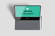 iPad Pro with Keyboard - Mockup, an iPad Mockup by Rometheme Std (Thumbnail 3 of 5)