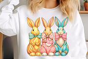 Bunny Coquette Bow PNG, Brushstroke, an Illustration by SinaCreation (Thumbnail 4 of 7)