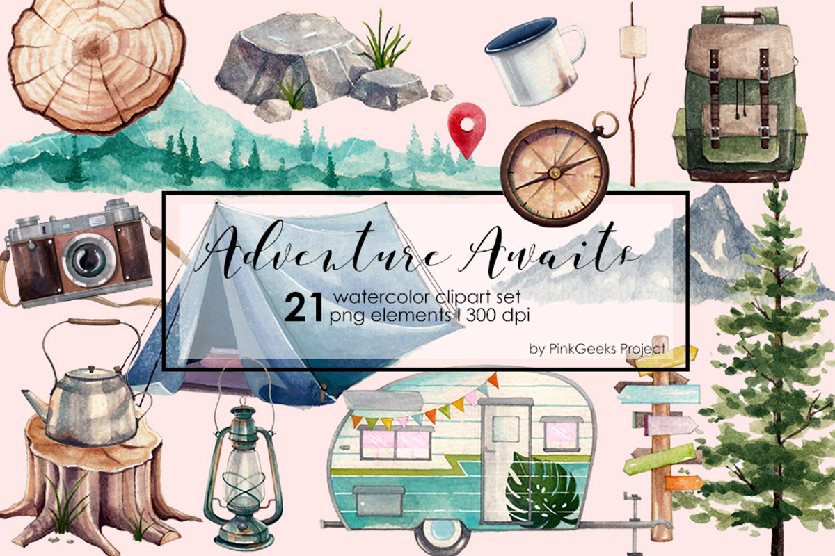 ADVENTURE AWAITS, a Graphic by AJDA ART (Photo 1 of 3)