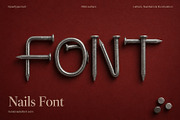 Nails Font, a Sans Serif Font by Handmadefont (Thumbnail 15 of 15)