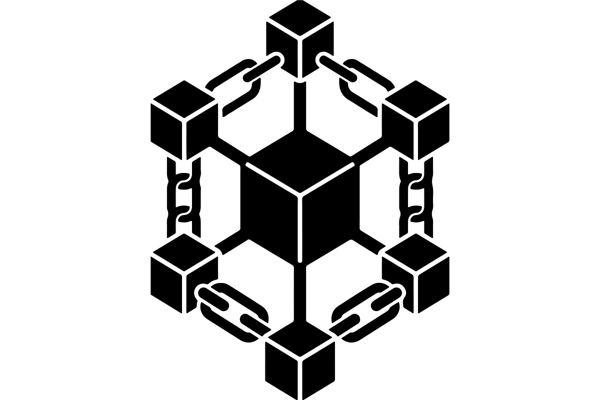Blockchain and network illustrations, a Technology Illustration by balal (Photo 7 of 13)