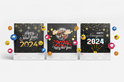 2024 New Year 10 Instagram template, a Social Media Template by Waliullah Solutions (Thumbnail 2 of 4)