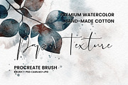 Watercolor Paper Texture Brush, a Brush Add-On by Angela Roze (Thumbnail 1 of 3)