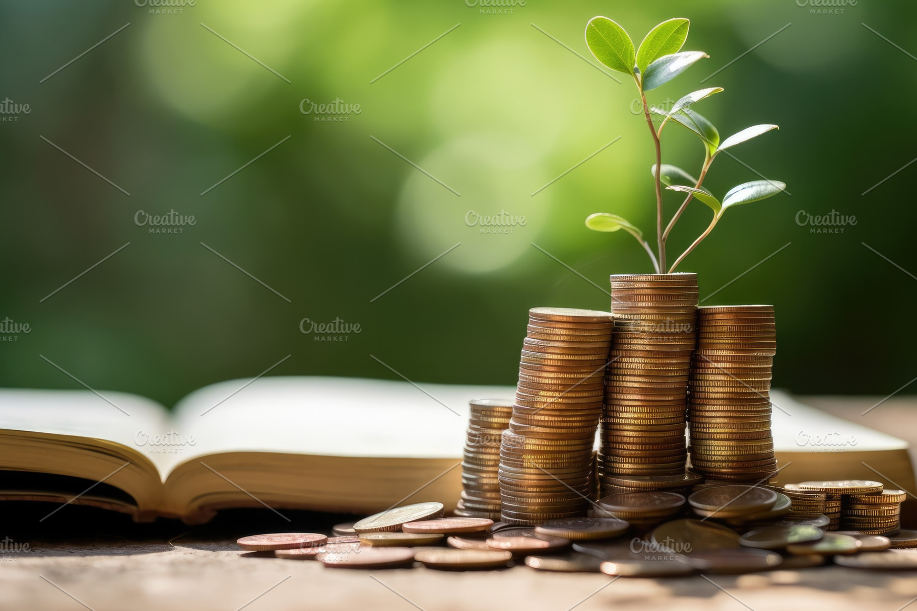 An image that represents the idea of financial growth and invest, a Business Photo by designvectx