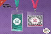 Name Badges with Lanyards Mockup, a Cups & Container Mockup by INCDesign (Thumbnail 1 of 7)