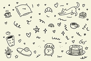 Slow Morning Outline Handdrawn Font, a Handwritten Font by Ashiya Pixel (Thumbnail 12 of 15)