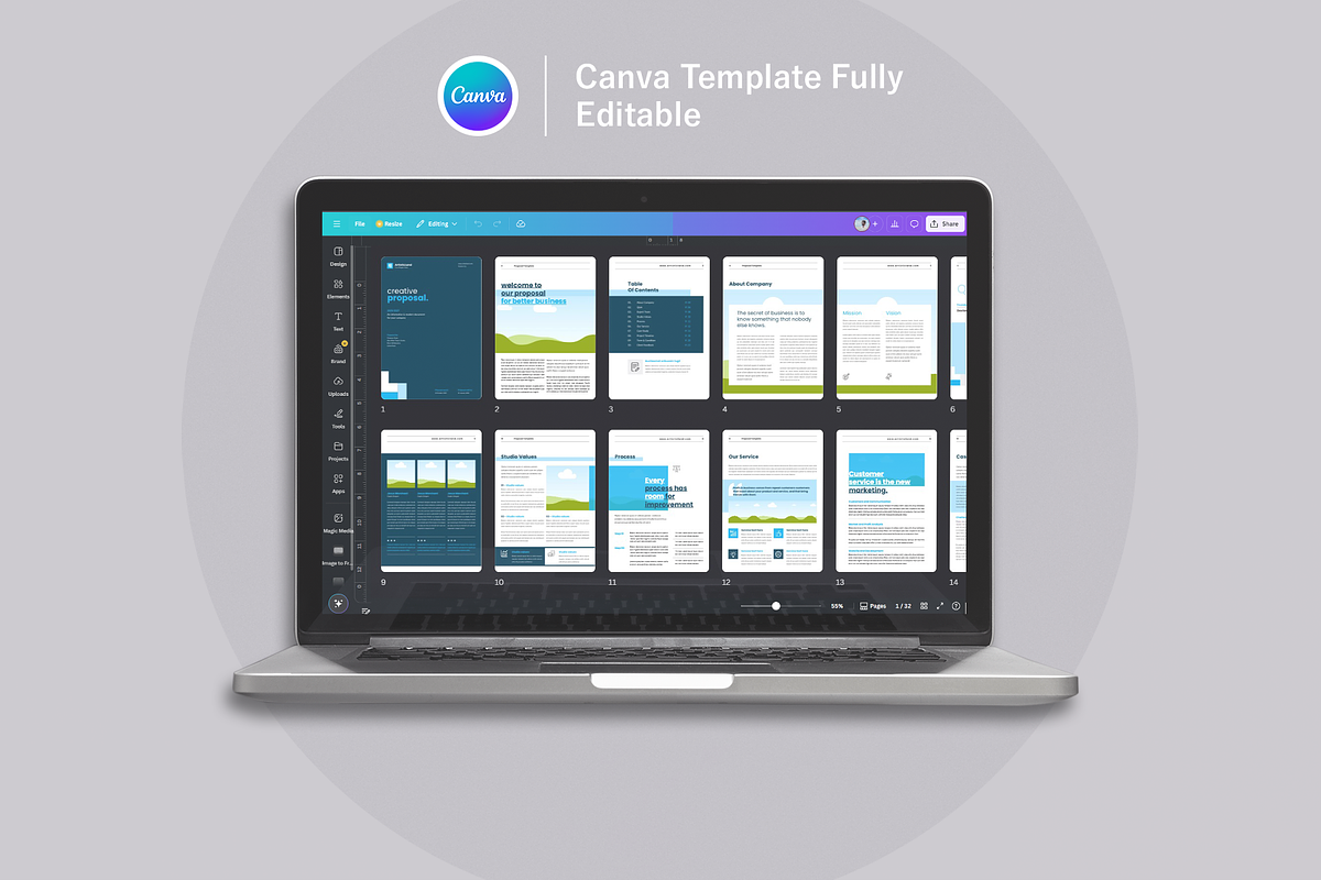 Proposal | Canva, Word, PPTX, IND, a Brochure Template by ArtisticLand (Photo 8 of 12)