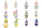 Ice Cream Gnome Clipart, an Illustration by Design Market (Thumbnail 3 of 4)