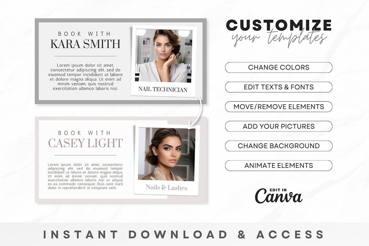 Nail Tech Acuity Scheduling • Canva, a Websites & App Template by OniriqveDesigns (Photo 4 of 8)